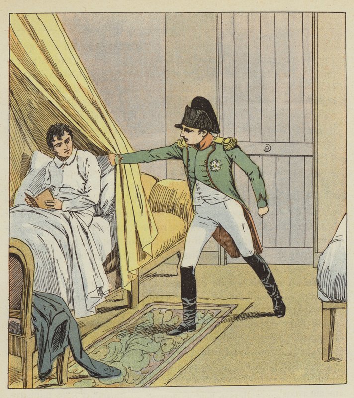 Ho visto un braccio aprire con autorità la mia tenda da after Louis Charles Bombled