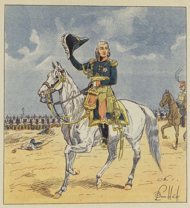 Il maresciallo Bessieres da after Louis Charles Bombled