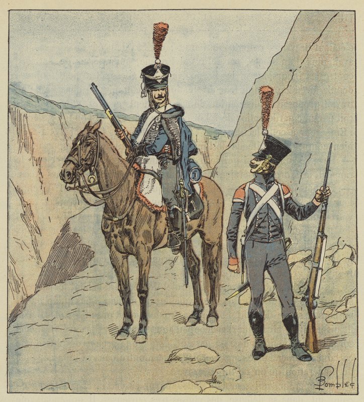 Le province confinanti con i turchi avevano reggimenti croati da after Louis Charles Bombled