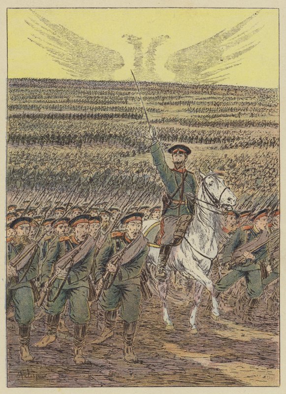 Esercito russo da after Louis Charles Bombled