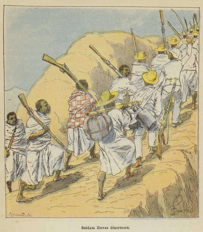 Soldati Hovas disertori da after Louis Charles Bombled