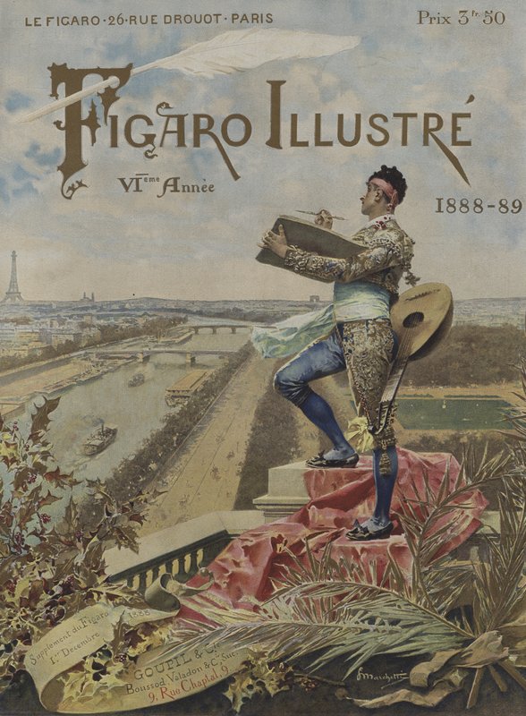 Copertina di Le Figaro Illustré, 1 dicembre 1888 da after Ludovico Marchetti