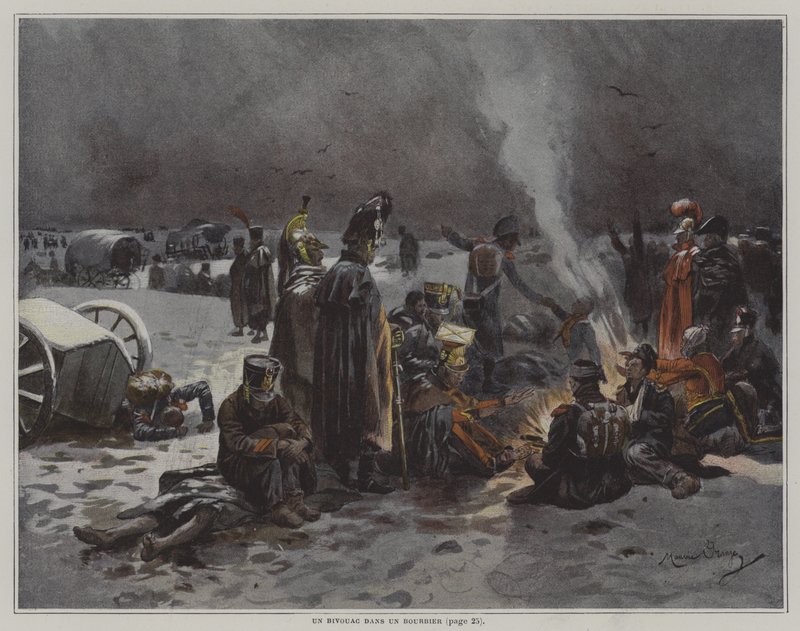 Un bivacco in una palude da after Maurice Henri Orange