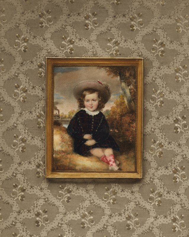 Ritratto di Johann II, Principe del Liechtenstein, da bambino, 1844 da after Moritz Michael Daffinger