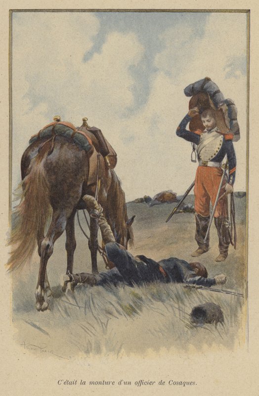 Era il cavallo di un ufficiale cosacco da after Paris