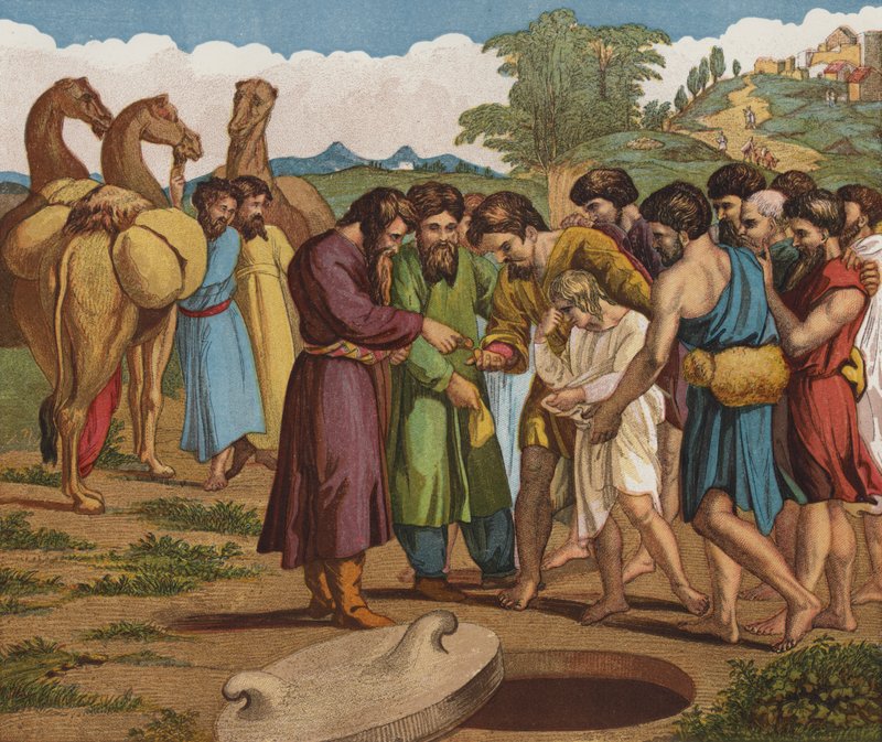 Giuseppe venduto dai suoi Fratelli da after Raphael