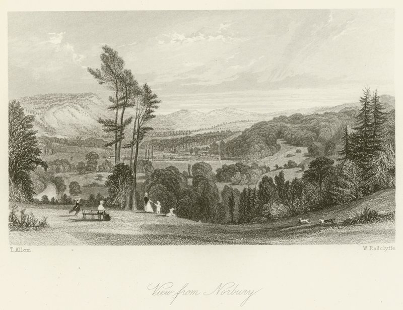 Vista da Norbury da after Thomas Allom