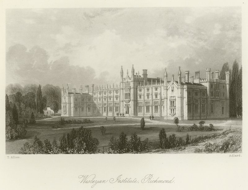 Istituto Wesleyano, Richmond da after Thomas Allom