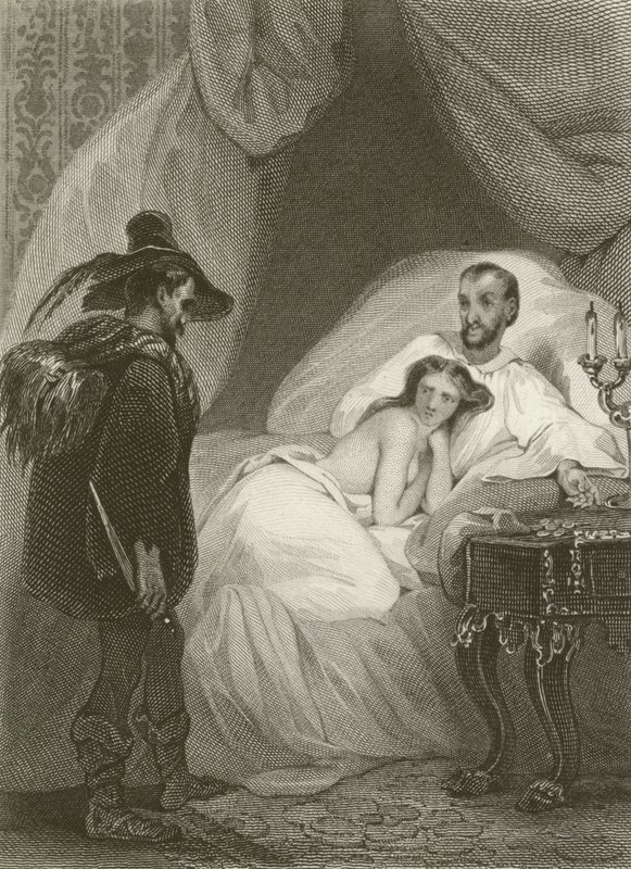 Il marito, la moglie e il ladro da after Tony Johannot