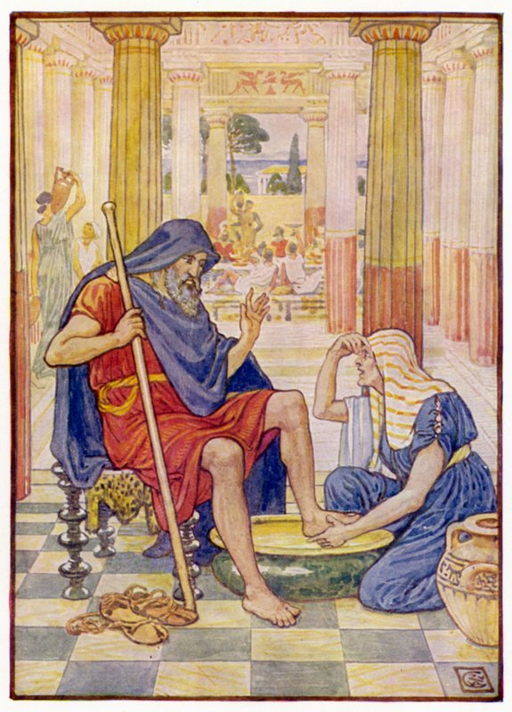 Sì, veramente, tu sei Ulisse da after Walter Crane