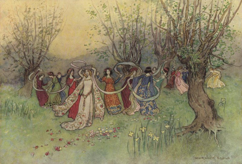 Geoffrey Chaucer, Il libro della duchessa da after Warwick Goble