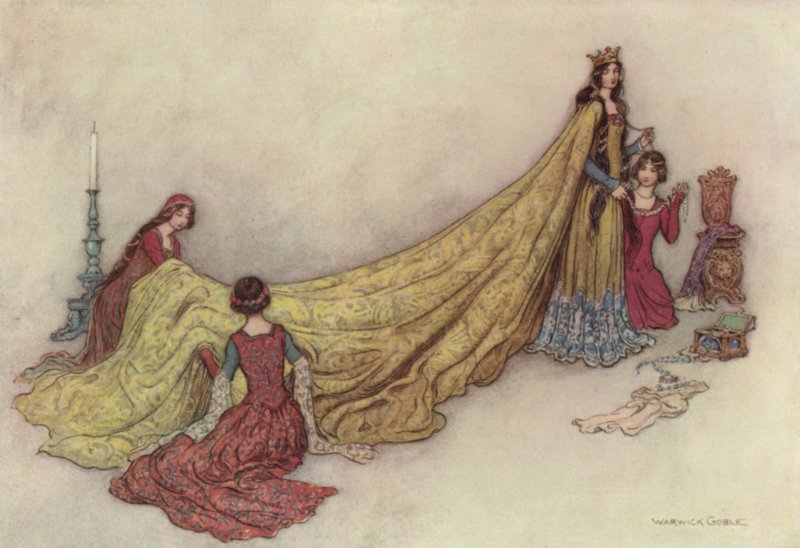 Geoffrey Chaucer, Il racconto del chierico da after Warwick Goble