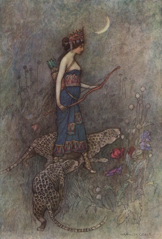 Geoffrey Chaucer, Il racconto del monaco da after Warwick Goble