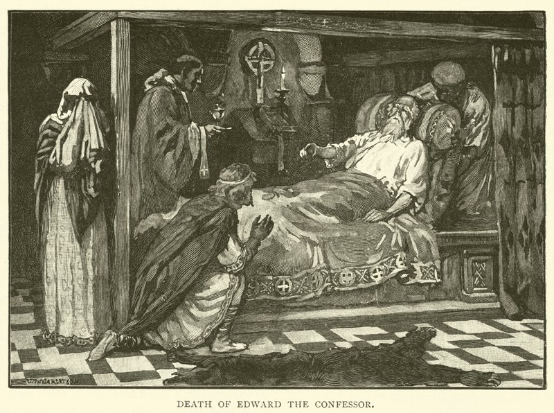 Morte di Edoardo il Confessore da after William Henry Margetson