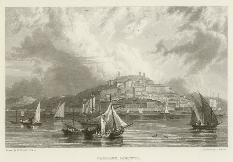 Cagliari, Sardegna da William after Westall