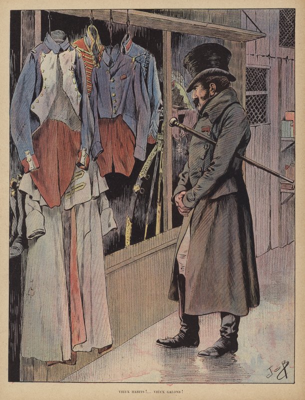 Vecchi vestiti! Vecchie strisce! da pseudonym for Onfray de Breville Jacques Job