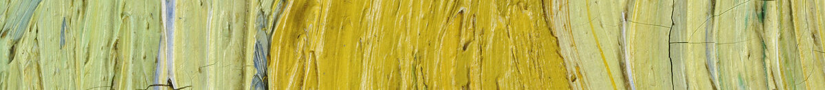 Notte stellata (Vincent van Gogh), Detail: Leuchtender Mond