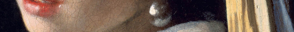 La ragazza con l'orecchino di perla (Jan Vermeer van Delft), Detail: Perlenohrring