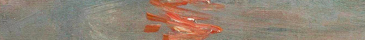 Impressione, levar del sole, 1872 (Claude Monet), Detail: Lichtspiegelung im Wasser