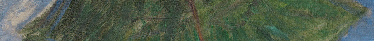 Donna con parasole (Claude Monet), Detail: Grüner Sonnenschirm