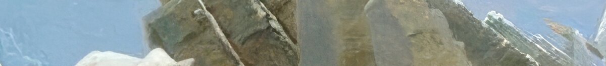Il mare di ghiaccio (Caspar David Friedrich), Detail: Aufragende Eisplatten