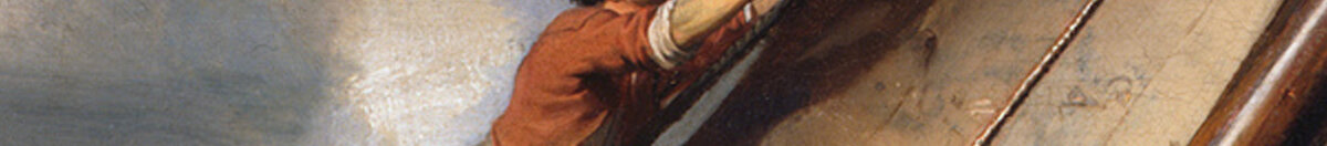 Cristo nella tempesta sul lago di Galilea, 1633 (Rembrandt van Rijn), Detail: Matrose am Tau