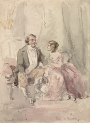 Scena da Vanity Fair: Jos e Becky, 1848-80