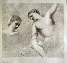Personaggi femminili. In basso a sinistra 