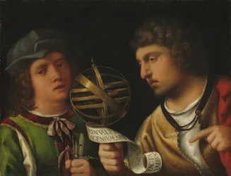 Giovanni Borgherini e il suo tutore (olio su tela)