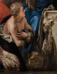 Unzione di Davide (dettaglio)
