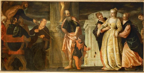 Ester davanti ad Assuero (dipinto su tela)