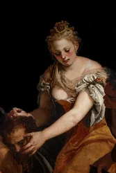 Giuditta con la testa di Oloferne (dettaglio)