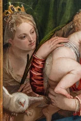 Madonna e Gesù Bambino tra S. Caterina d