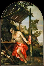 San Girolamo penitente (dipinto su tela)
