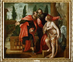 Susannah e gli anziani (dipinto su tela)
