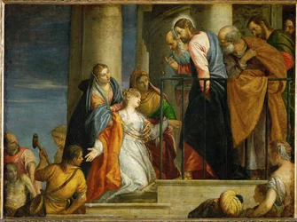 Il risveglio del giovane di Nain (olio su tela)