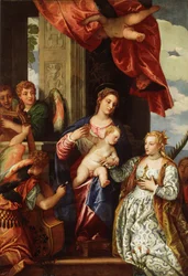 Il matrimonio mistico di Santa Caterina