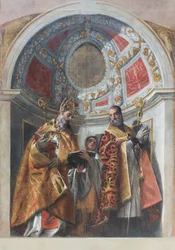 Due santi vescovi (Geminiano e Severo),1558-1561 (olio su tela)