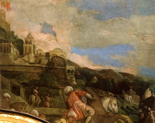 Antonio Loredan libera Scutari di Paolo Veronese (dettaglio)
