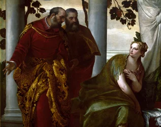 Susanna e i vecchioni (dettaglio)