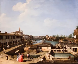 Veduta dei mulini di Dolo sul Brenta, 1732/35 circa (olio su tela)