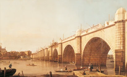 Ponte di Westminster in costruzione