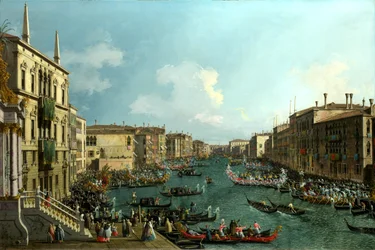 Una regata sul Canal Grande