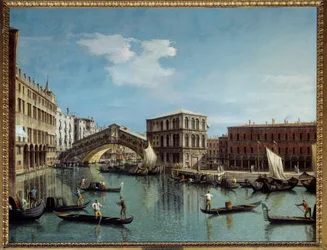 Il ponte di Rialto a Venezia