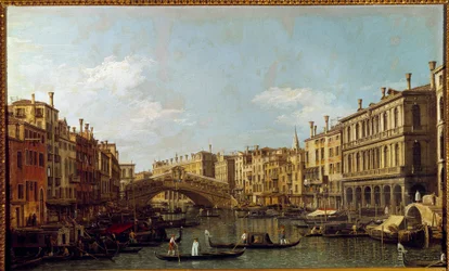 Il Grande Canale e il Ponte di Rialto a Venezia