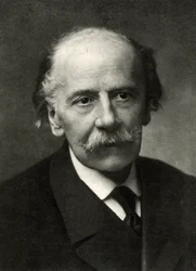 Jules (Emile Frederic) Massenet (1842-1912). Compositore francese (foto b/n)