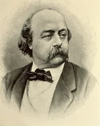 FLAUBERT, Gustave (1821-1880). Scrittore inglese. Incisione