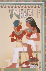 Amounoph II e la sua governante da 