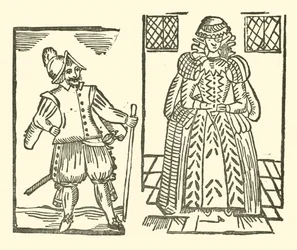 Illustrazione per The Roxburghe Ballads (xilografia)