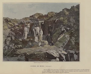 Guerra di Mine, Attacco (foto colorata)